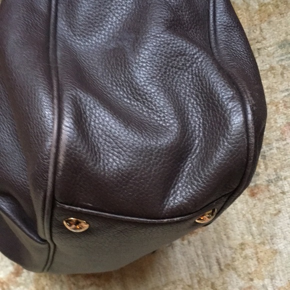 Michael Kors brown leather shoulder hobo bag - Picture 3 of 8